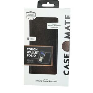 i9. Case-Mate Tough Wallet‎ Folio Case for Samsung Galaxy Note20 5G - Black